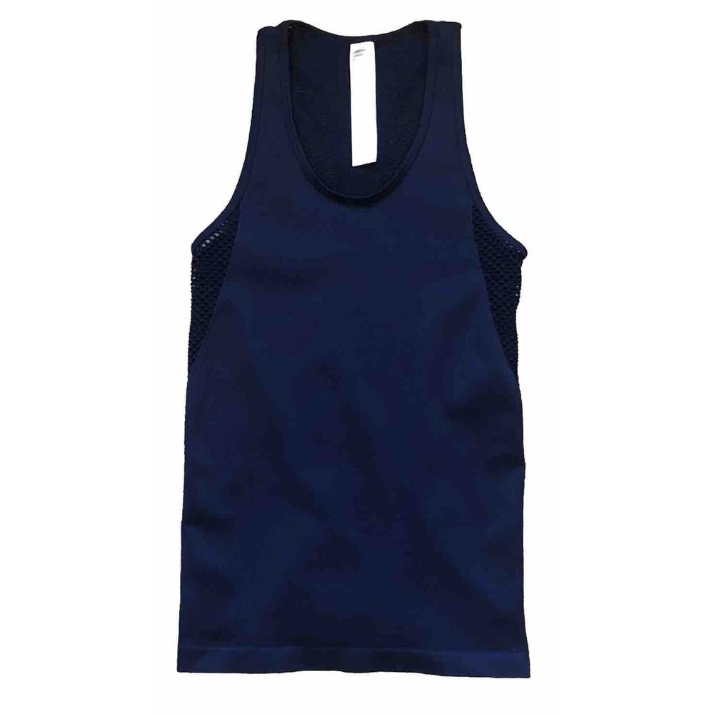 FABLETICS Navy Blue Musetta Seamless Openwork Active Tank Top Size XSmall EUC